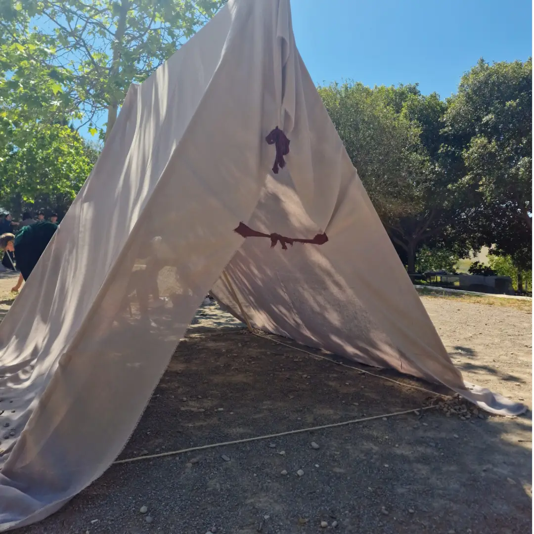 Tenderete de tela medieval